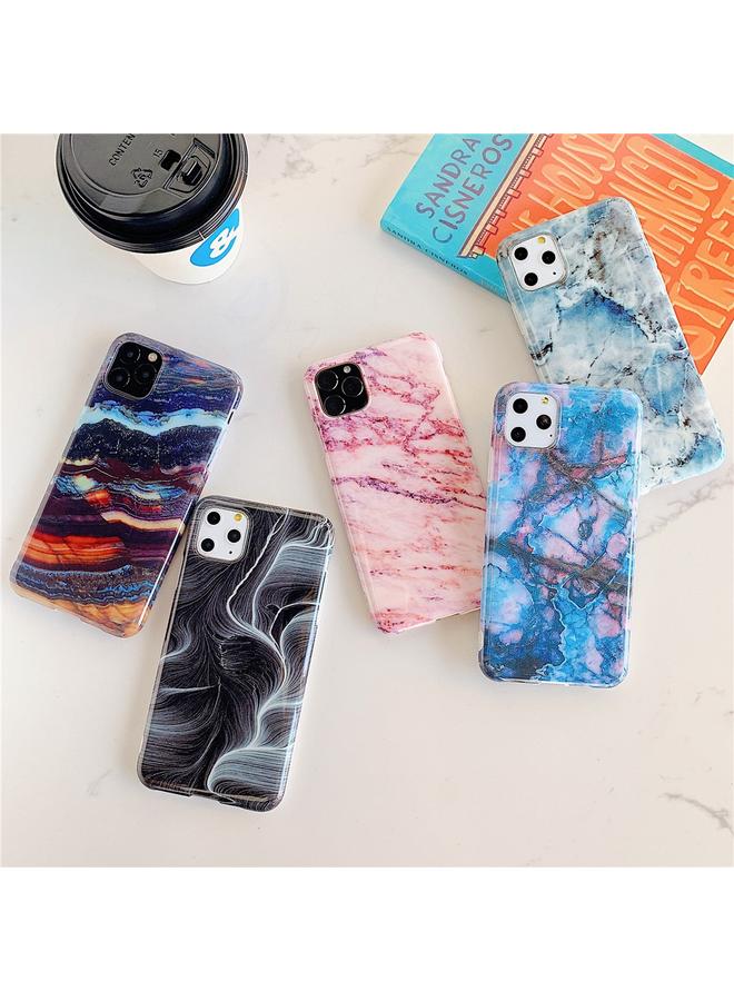 زبون جراب لهاتف iPhone 12 / 12 Pro TPU ناعم رخامي IMD جراب هاتف محمول - Image 2