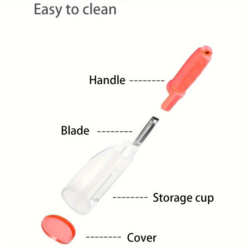 Green Plastic Multifunctional Peeler for Vegetable Fruit Kitchen - Image 3