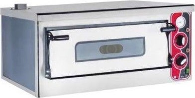CSA Inox Karacasan Industrial Electric Single Deck Pizza Oven for 6 Pizzas 