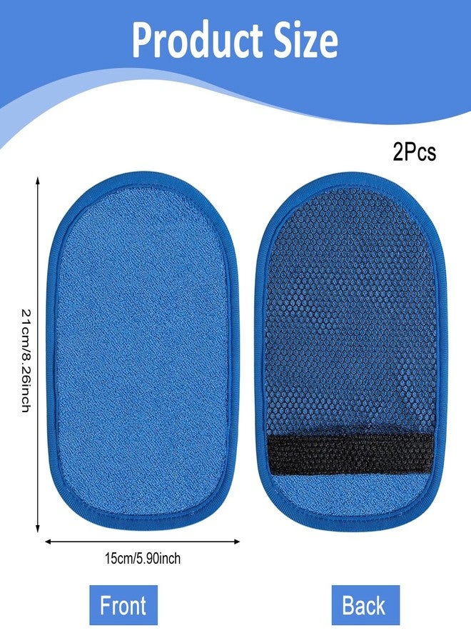 Proberos® 2 Pcs Sand Remover for Beach, Soft Sand Wipe Off Mitts- Beach Sands Remover Cleaner Mitts Bag for Beaches Activities Volleyball Sandboxes - Image 2