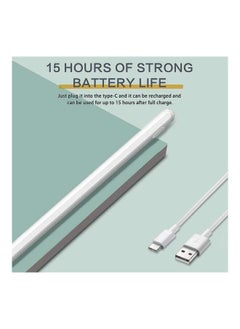 شيزي JT11 Stylus Pen Active Capacitive Pencil متوافق مع IOS / Android / Windows Mobile Touch Screen Device أبيض  - Image 4
