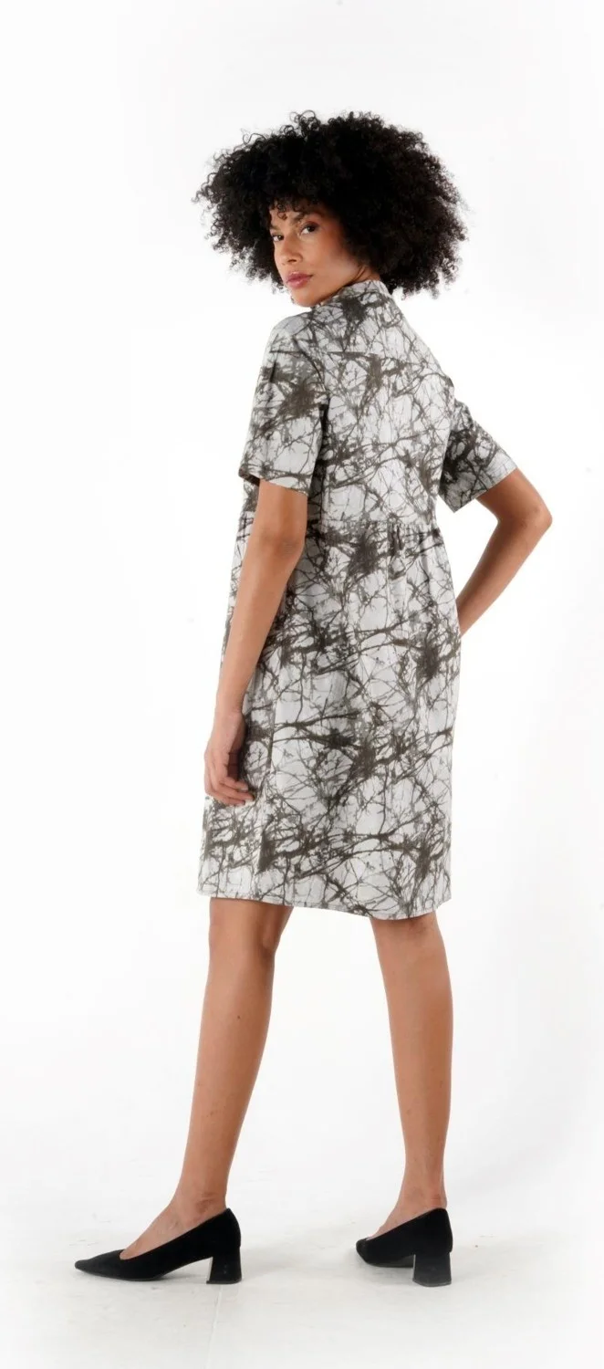 Alexander Gardi Abstract Print Dress