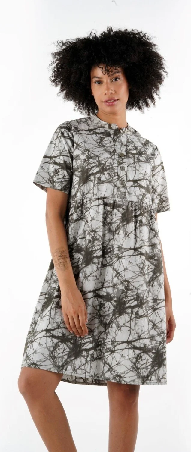 Alexander Gardi Abstract Print Dress