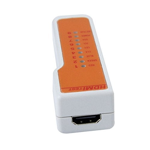 Optimal Shop Portable 9 LED Indicators HDMI High Definition Cable Tester Tool with Storage Case T0708 T15 - Image 4