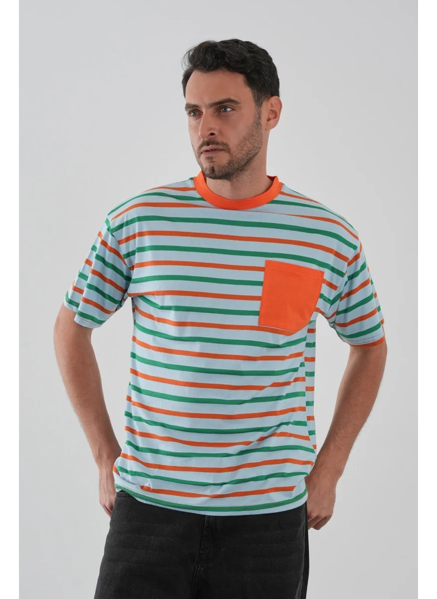Alexander Gardi Alexandergardi Striped T-Shirt with Pocket Detail