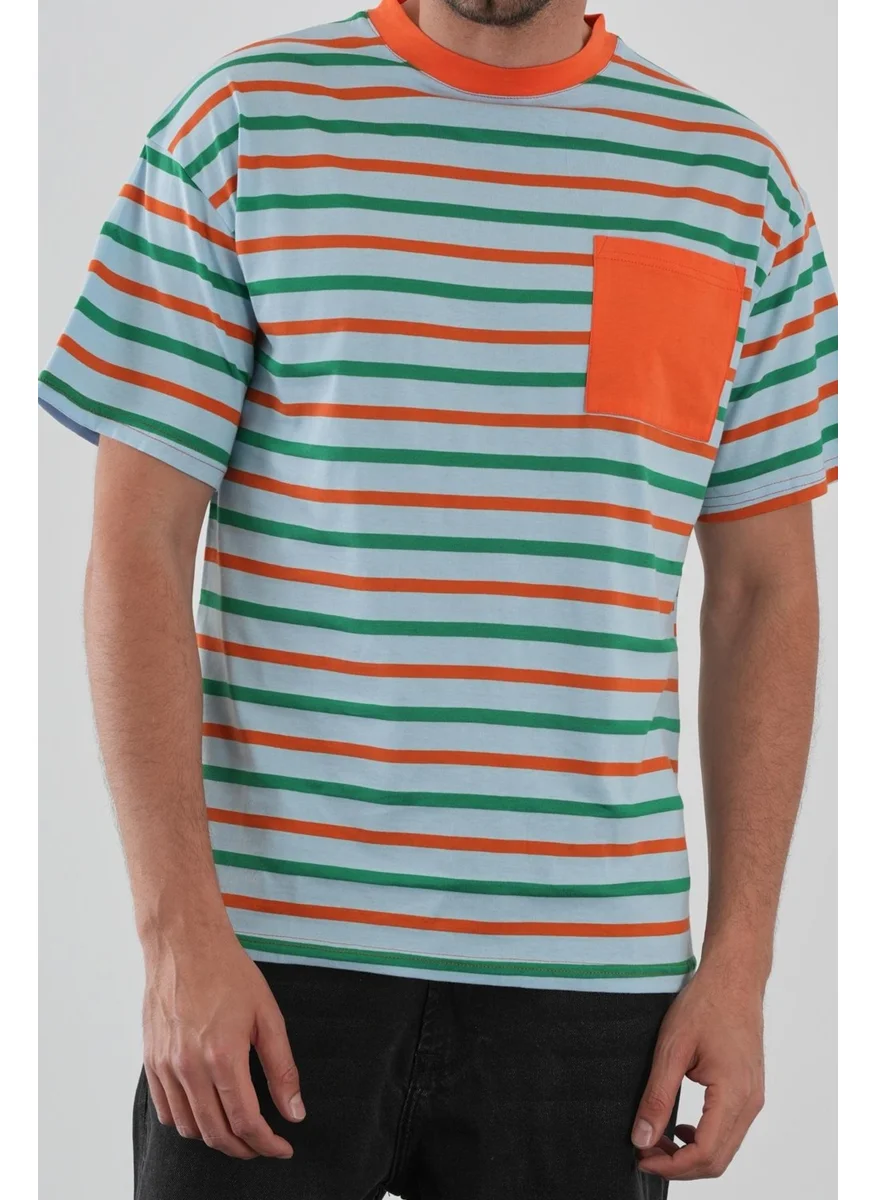 Alexander Gardi Alexandergardi Striped T-Shirt with Pocket Detail
