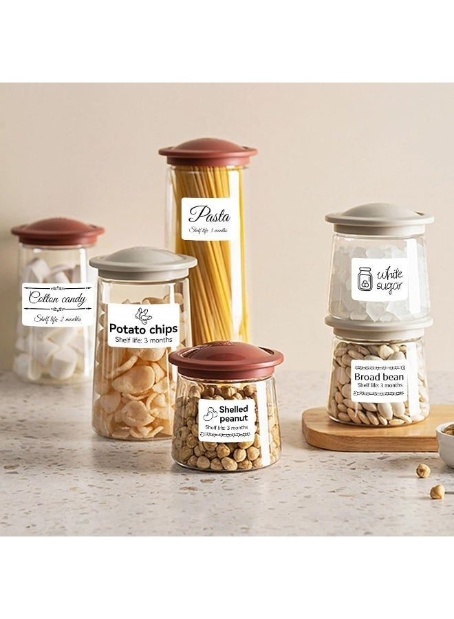 Saudi Select Label Maker Thermal Sticker, Waterproof, Oil-Proof and Tear-Proof, 3 Rolls of Self-Adhesive Thermal Labels (40*30mm/285sheets, 50*30mm/336sheets, 40*60mm/119sheets.) - Image 2