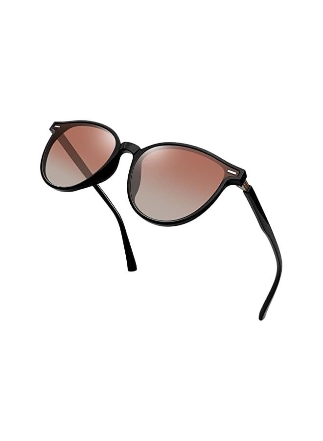 بروماس نظارات شمسية مستقطبة للنساء والرجال، نظارات شمسية كلاسيكية للسيدات للقيادة، ظلال فراشة عصرية للنساء في الهواء الطلق حماية 100% من الأشعة فوق البنفسجية 400نظارات شمسية مستقطبة للنساء والرجال، نظارات شمسية كلاسيكية للسيدات للقيادة، ظلال فراشة عصرية للنساء في الهواء الطلق حماية 100% من الأشعة فوق البنفسجية 400 - Image 1