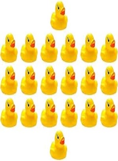 Weeman WEEMAN 20Pcs Mini Ducks Toys Baby Infant Bath Toy Set Animals Swimming Water Toys Cute Squeezing Duck Baby Bath Toys Kids Gift 