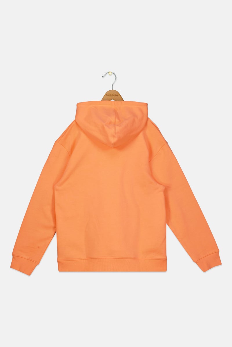 Reebok ملابس رياضية للبنات للأطفال بأكمام طويلة، خارجية، بغطاء رأس، خوخي - Image 2