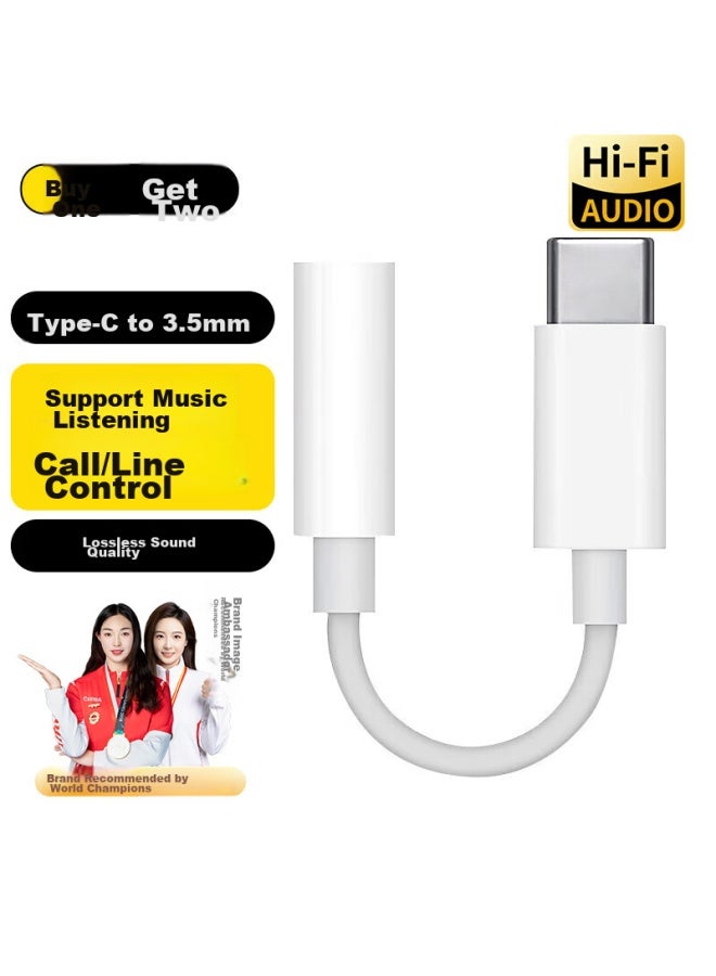 Stiger Type-c To 3.5mm Audio Adapter Converter Cable Compatible With Huawei, Honor, Oneplus, Xiaomi 11/10 - Image 1