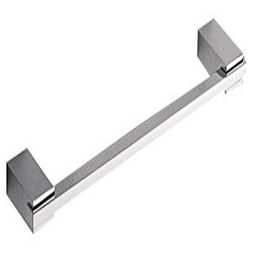 Gedy 3821-13 Square Polished Chrome Towel Bar - Image 3