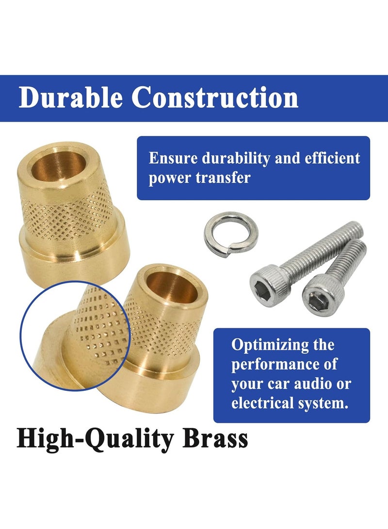 586 Tall Brass Post Adaptor (M6 Thread), GOLD,SILVER - Image 4