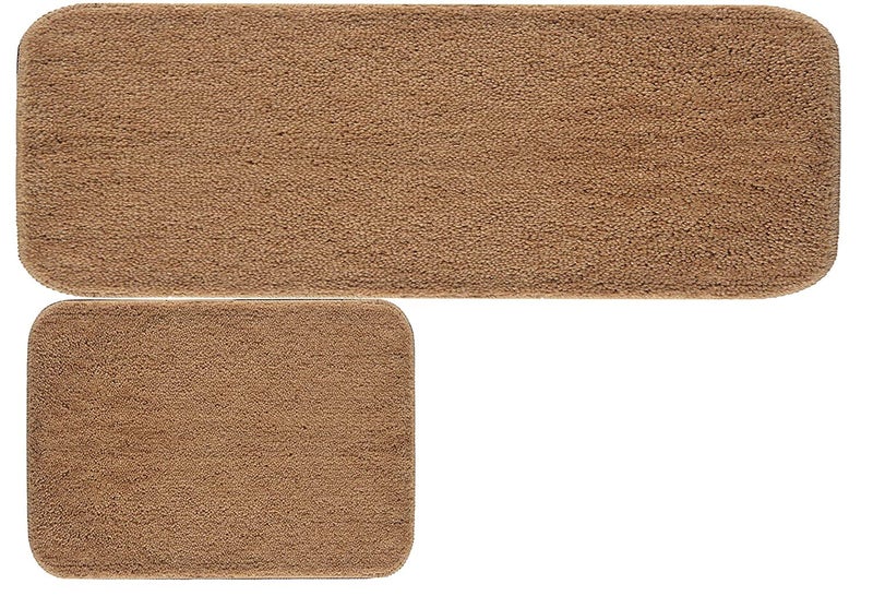 MODERN FAB Soft Kitchen Mat and Runner with Anti Skid Backing,Colour Biedge (40 x 60 & 40 x 120 cm) Set of 2 - Image 2