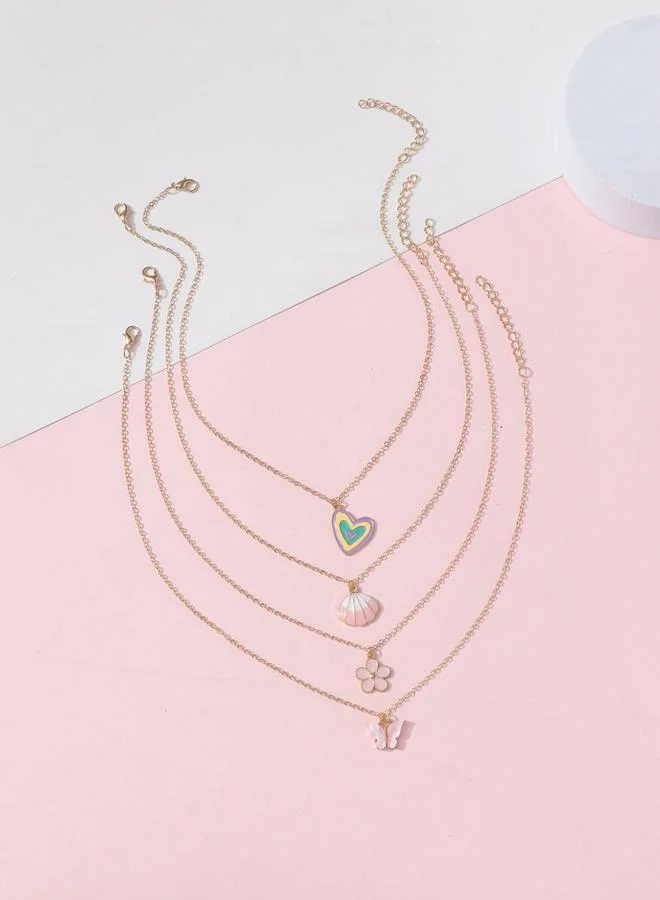 تايك تو طقم قلادات بدلاية 5 قطع