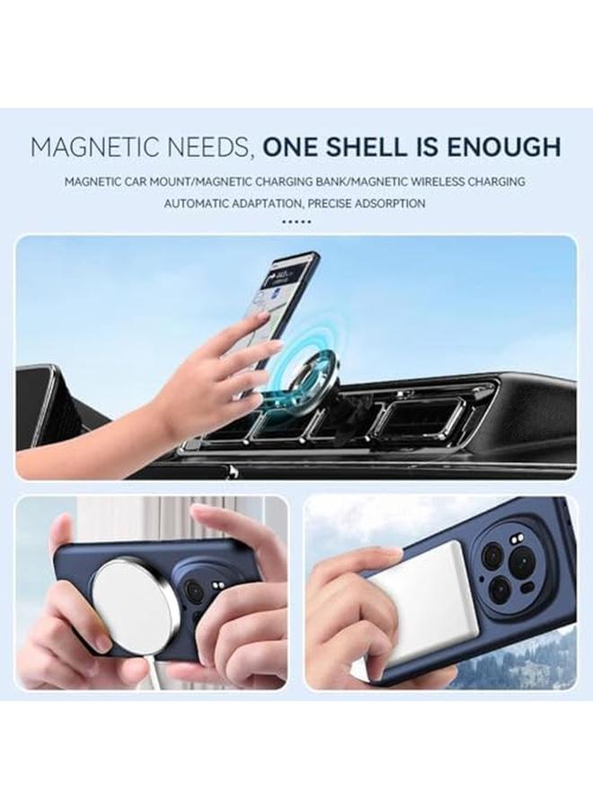 erorex Case Compatible With Honor Magic 6 Pro 5G Pc Shockproof Magnetic Ring Car Mount Stand Bumper Cover For Honor Magic 6 Pro 5G Black - Image 5