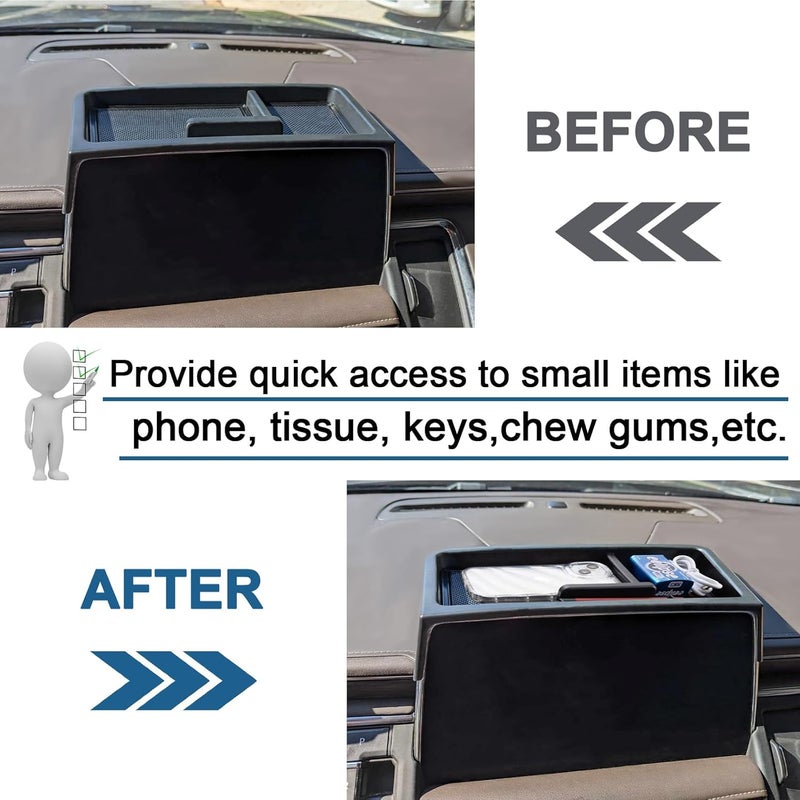 TOPINSTALL Wide Dash Console Tray for Chevy Tahoe/Suburban/GMC Yukon - Image 2