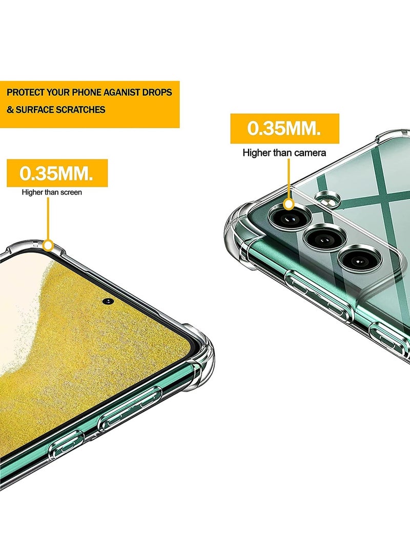 DUSALA For Samsung Galaxy S22 Clear Back Cover Case, Ultra Clear, Best Camera Protection Anti-Slip Grip Slim & Protective Back Case Cover for Samsung Galaxy S22 5G (6.1) - Image 2