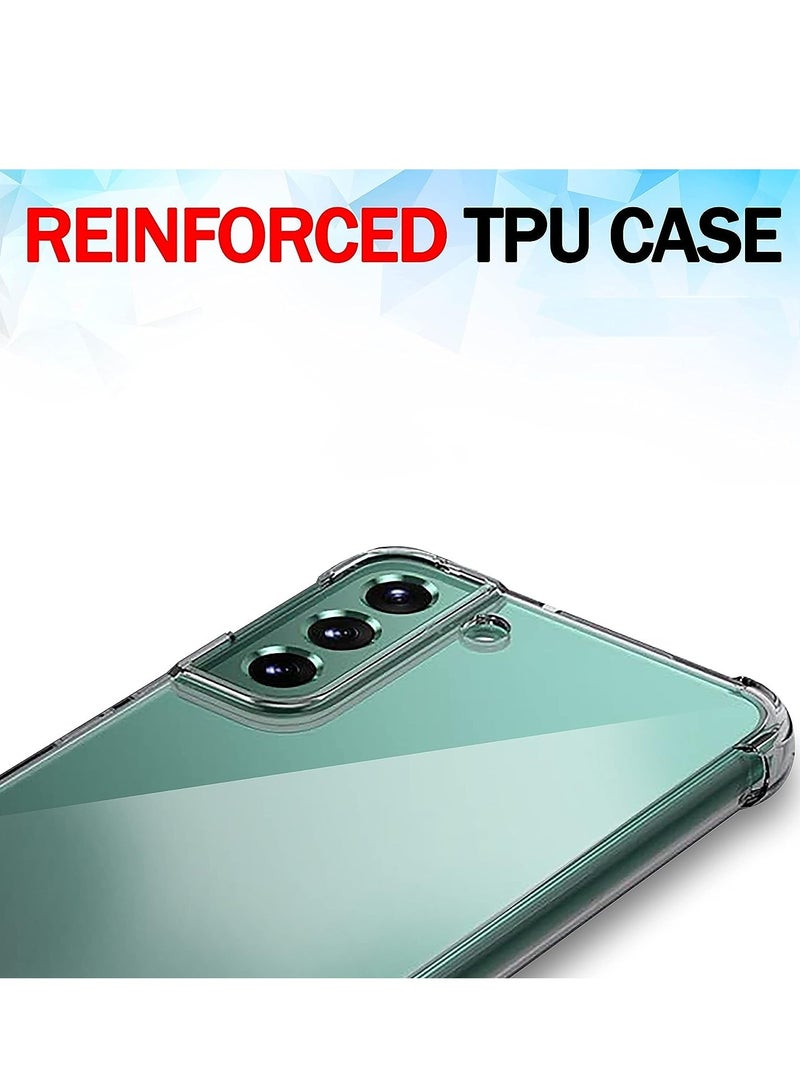 DUSALA For Samsung Galaxy S22 Clear Back Cover Case, Ultra Clear, Best Camera Protection Anti-Slip Grip Slim & Protective Back Case Cover for Samsung Galaxy S22 5G (6.1) - Image 4