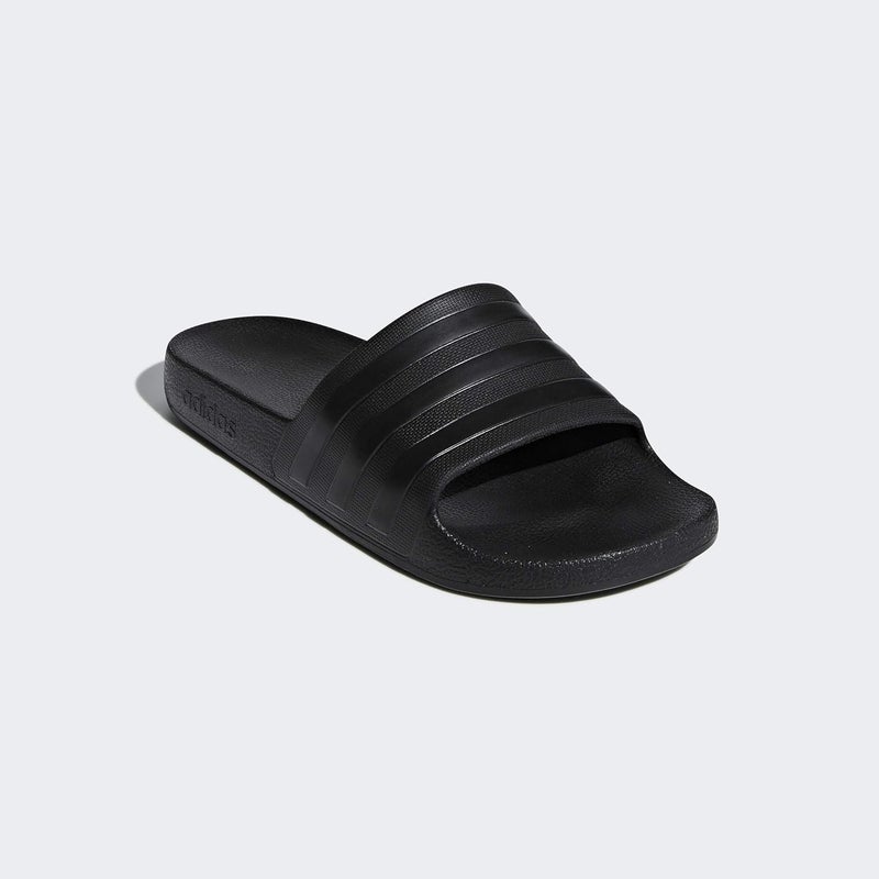 Adidas أديداس أديليت أكوا شوز للبالغين - أسود/أسود/أسود، مقاس 43 EU - Image 5