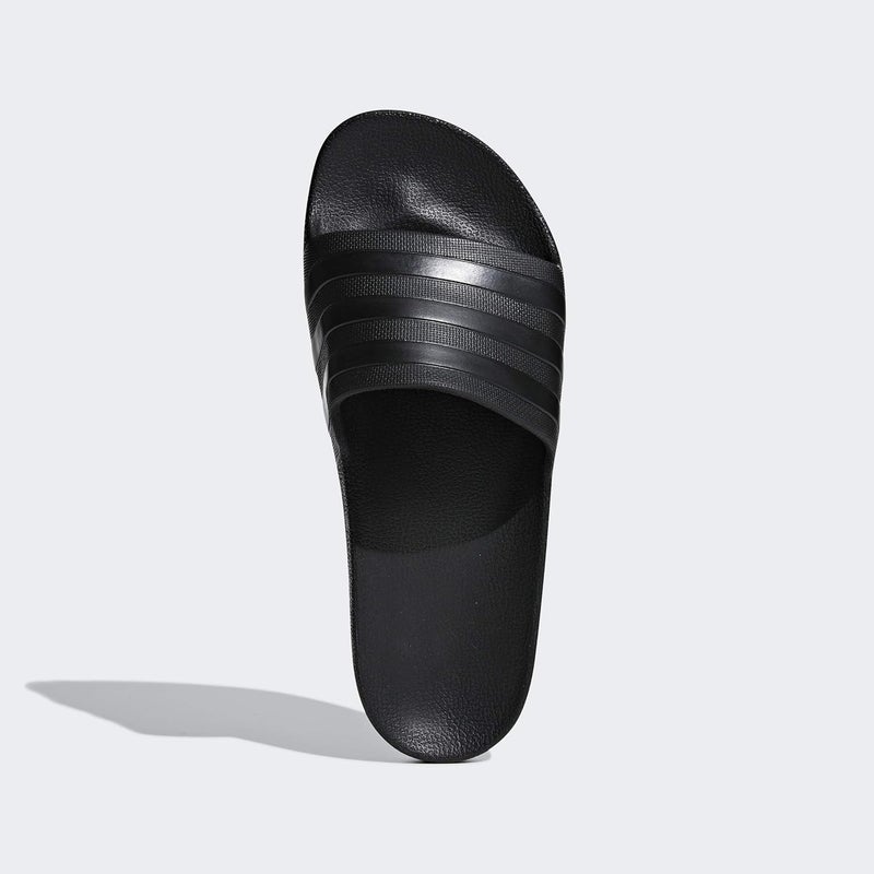 Adidas أديداس أديليت أكوا شوز للبالغين - أسود/أسود/أسود، مقاس 43 EU - Image 3