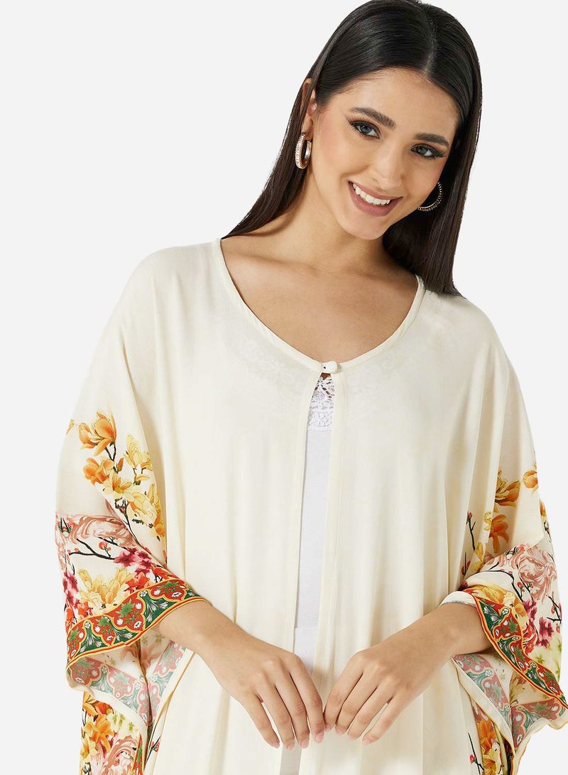 HANA & SARA PURE ROYAL CRAPE VISCOSE FABRIC DIGITAL PRINTED BISHT FOR ALL AGE GROUP - Image 3