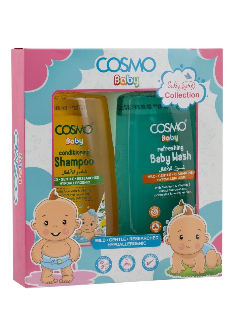 COSMO Baby Care Collection (Conditioning Shampoo-Refreshing Baby Wash)  - Image 1
