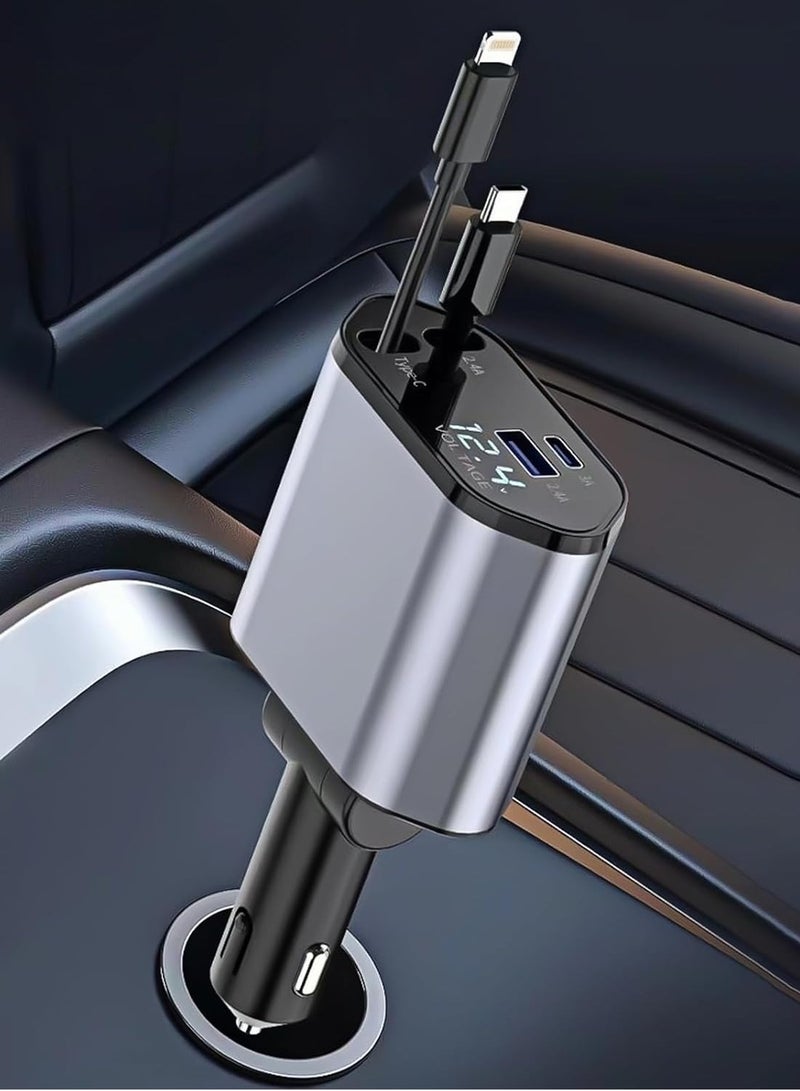 car charger with retractable cigarette lighter - Image 2