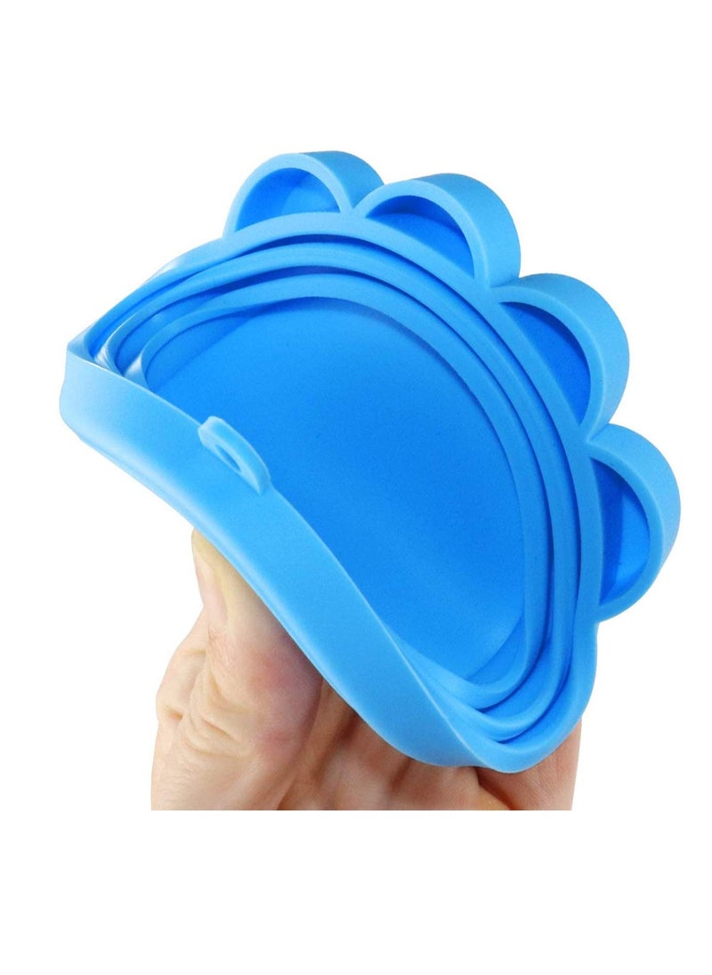 SYOSI - Pet Can Covers, Dog Cat Food Can Lids Universal BPA Free, Silicone Pet Food Can Lids Covers Fits Most Standard Size Dog and Cat Can Tops for Pet Food Storage, Soft Safe Silicone Can Lids - Image 1
