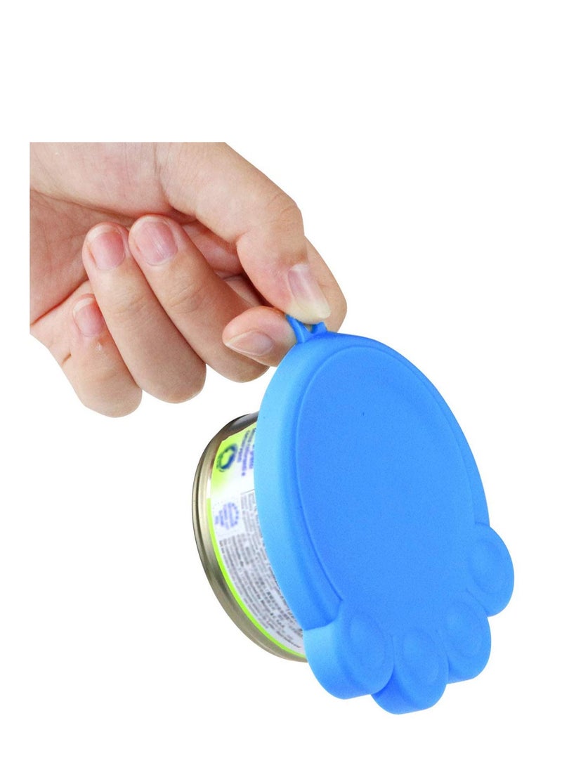SYOSI - Pet Can Covers, Dog Cat Food Can Lids Universal BPA Free, Silicone Pet Food Can Lids Covers Fits Most Standard Size Dog and Cat Can Tops for Pet Food Storage, Soft Safe Silicone Can Lids - Image 1