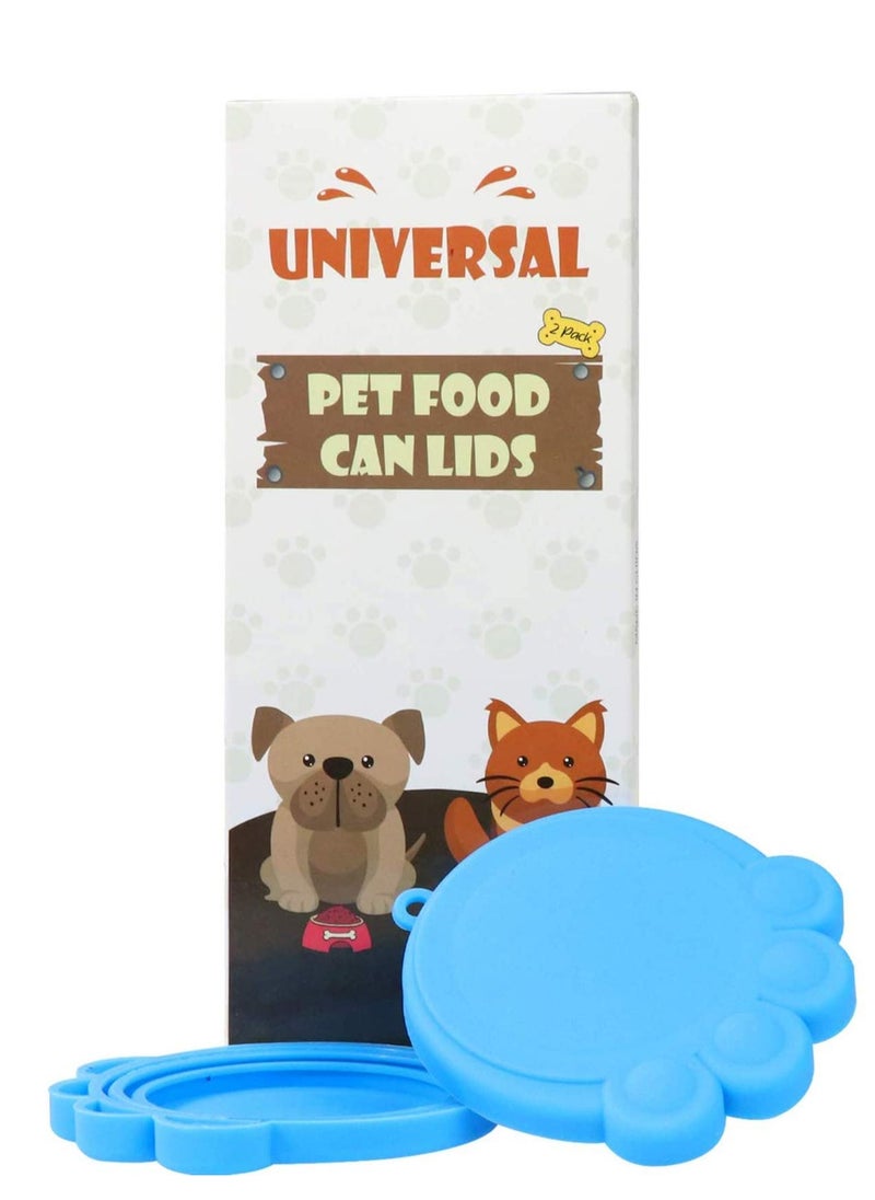 SYOSI - Pet Can Covers, Dog Cat Food Can Lids Universal BPA Free, Silicone Pet Food Can Lids Covers Fits Most Standard Size Dog and Cat Can Tops for Pet Food Storage, Soft Safe Silicone Can Lids - Image 1