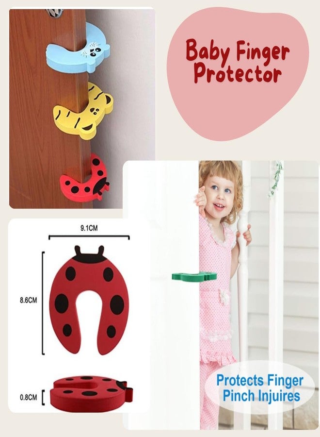 MINI MAVIN MiniMavin Baby Safety Kit - 24 pcs Set | Includes Edge Protector (6.5ft), Corner Guards, Door Stoppers, Socket Covers & Cabinet Locks | Baby Proofing Essentials for Home - Image 4