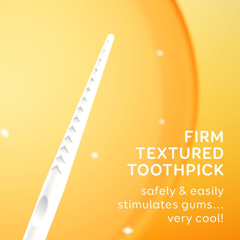 Grin Softstx Gentle Dental Picks, 90 Count - Soft Flexible Bristles for Plaque Removal - Image 5