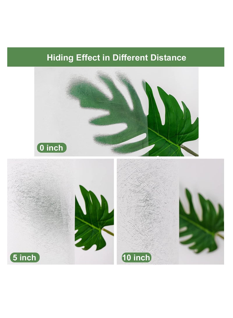 Excefore Frosted Shower Curtain Liner, 72 x 72 inches Frosted Shower Liner Waterproof, with 3 Big Magnets, Eva Plastic Weighted Shower Curtains, for Bathroom, Water Repellent, Semi Transparent - Image 5