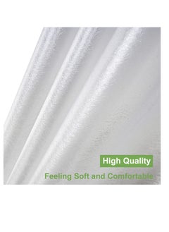 Excefore Frosted Shower Curtain Liner, 72 x 72 inches Frosted Shower Liner Waterproof, with 3 Big Magnets, Eva Plastic Weighted Shower Curtains, for Bathroom, Water Repellent, Semi Transparent  - Image 4