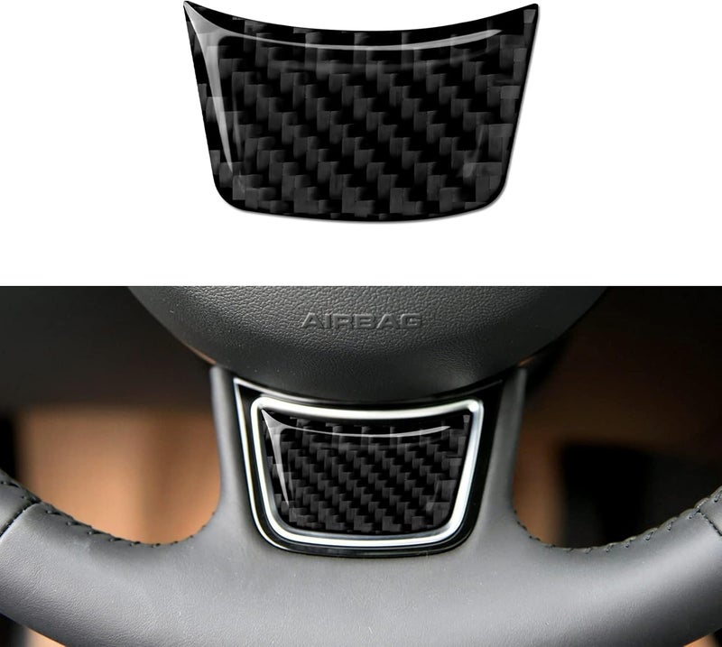 Yurefax غطاء تريم عجلة القيادة من يوريفكس للكربون لسيارات A4 B8 A5 - Image 2