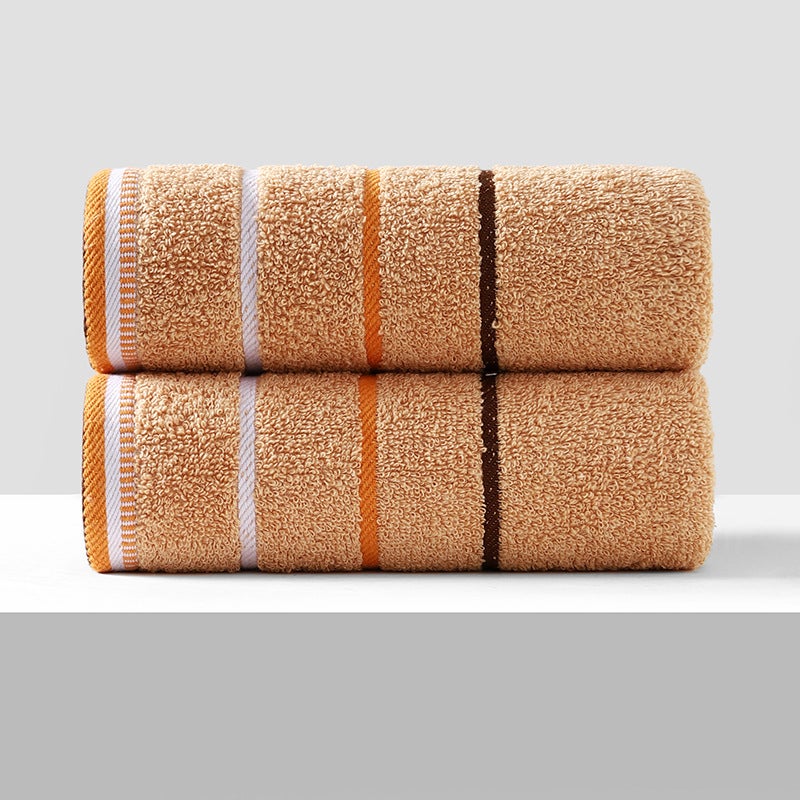 general Feifei Plaid Cotton Towel Soft Absorbent Hand Towel for Adults - Image 1