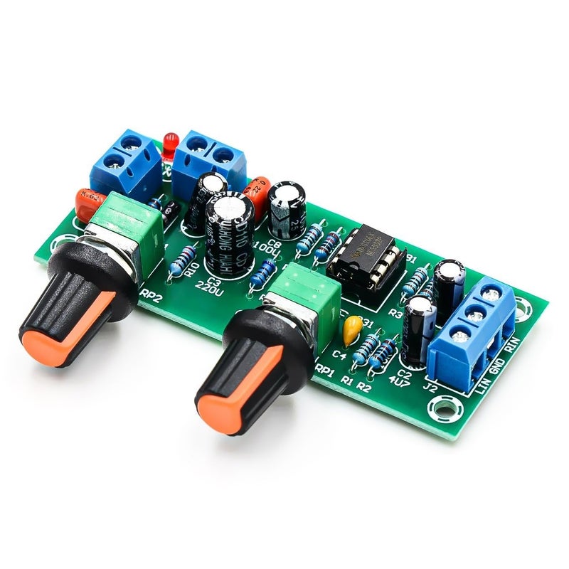 CentIoT - Preamp with Bass Volume Adjustment - Pre-Amplifier Tone Controller Board for subwoofer Amplifier (10-24V, Low Pass Mono Output) - Image 1