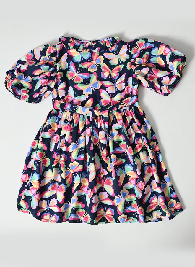 بيلا مودا فستان بطبعة فراشة - Image 3