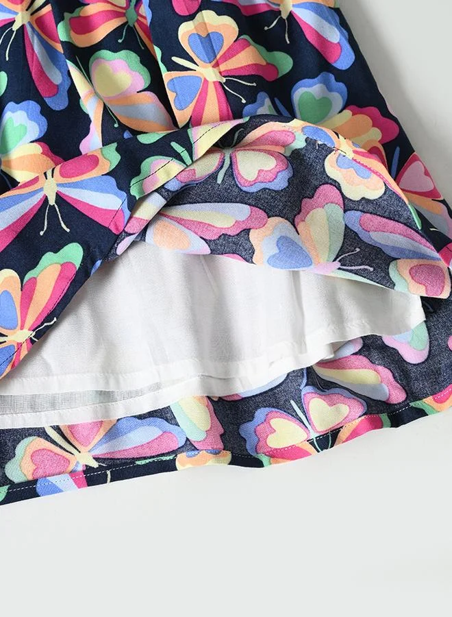 BELLA MODA Butterfly Print Dress