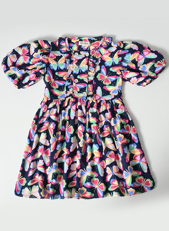 بيلا مودا فستان بطبعة فراشة - Image 2