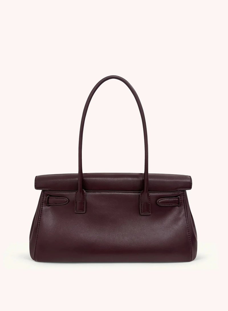 JW PEI Yara Shoulder Bag - Dark Burgundy - Image 3