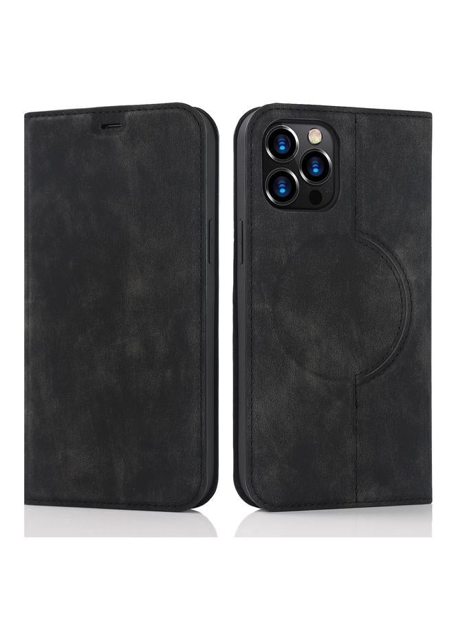 S-TOP Case For iPhone 12 Pro Max Wireless Charging Magsafe Leather Phone Case - Image 2