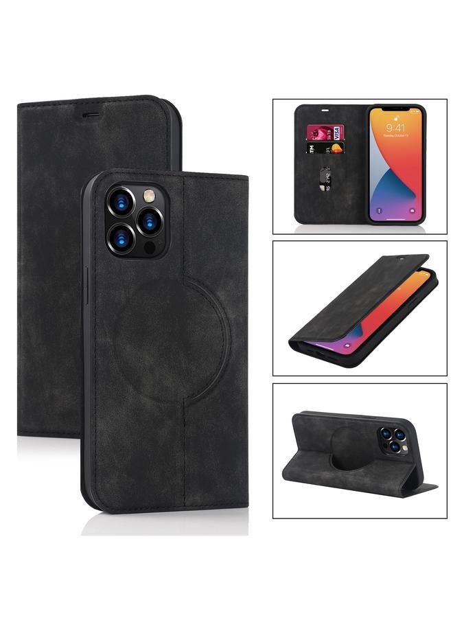 S-TOP Case For iPhone 12 Pro Max Wireless Charging Magsafe Leather Phone Case - Image 1