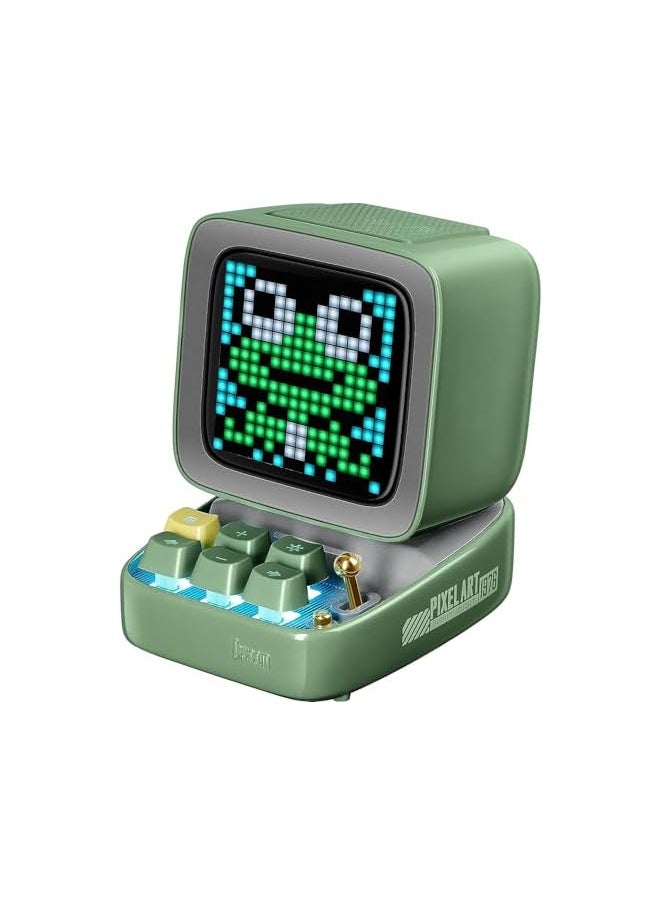 Divoom Ditoomic Bluetooth Speaker Microphone Karaoke Function Green  - Image 2