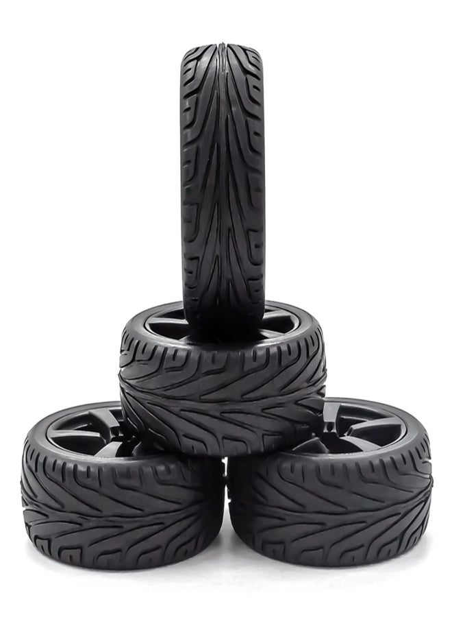 RC Drift Tires RC Racing Car Tires 4pcs Replacements for 1/10 HSP94123 94122 D5 yokomo RC Drift Car - Image 3