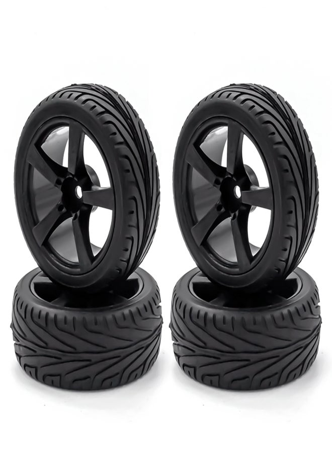 RC Drift Tires RC Racing Car Tires 4pcs Replacements for 1/10 HSP94123 94122 D5 yokomo RC Drift Car - Image 1