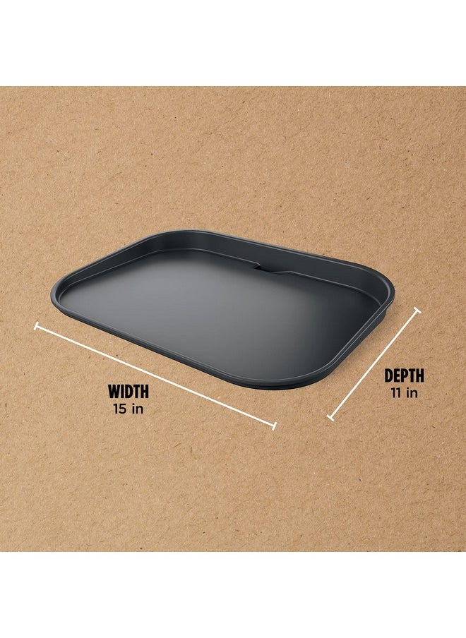 Ninja Ninja XSKGRDPLT Woodfire, Outdoor Flat Top Griddle Plate, Compatible with Ninja Woodfire Grills (OG700 series), Ceramic Coating, Insert, Black/Grey  - Image 1
