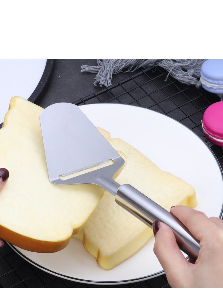 Stainless steel cheese spatula, special knife for household cheese, soft, semi-hard and hard cheese flat cheese slicer, perfect cooking tool  - Image 4