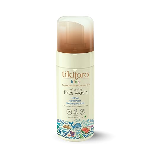 Tikitoro Kids Face Wash | Pediatrician Approved | Brightens Dull Skin, Boosts Natural Glow & Moisturizes Skin | No Parabens & Sulphates | Ages 4-10 (150 ml) - Image 1